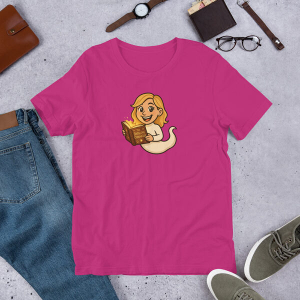 The Darkling Chronicles - Soft summer unisex T-shirt - Spell book logo - Image 6