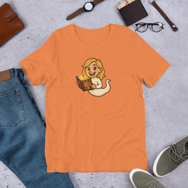 The Darkling Chronicles - Soft summer unisex T-shirt - Spell book logo