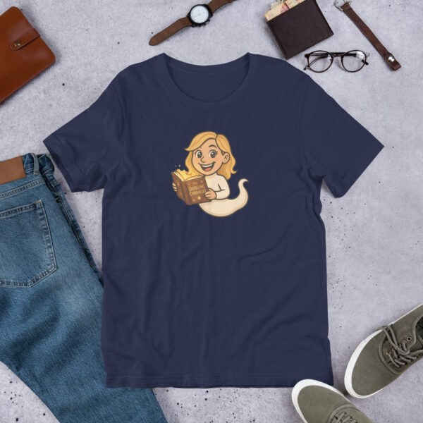 The Darkling Chronicles - Soft summer unisex T-shirt - Spell book logo - Image 2