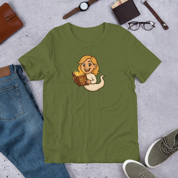 The Darkling Chronicles - Soft summer unisex T-shirt - Spell book logo - Image 7