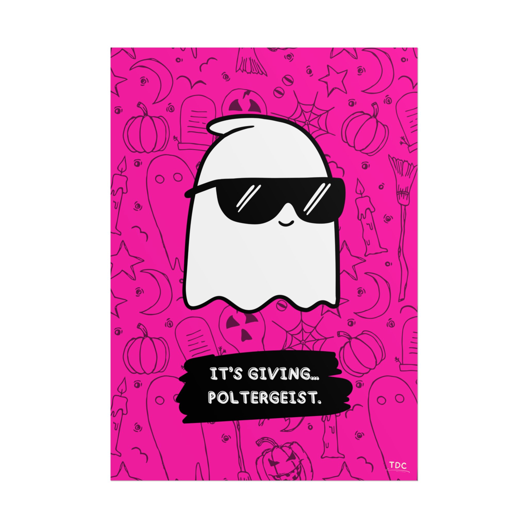 It's giving Poltergeist - Ghost Poster designed by Becky - Image 2